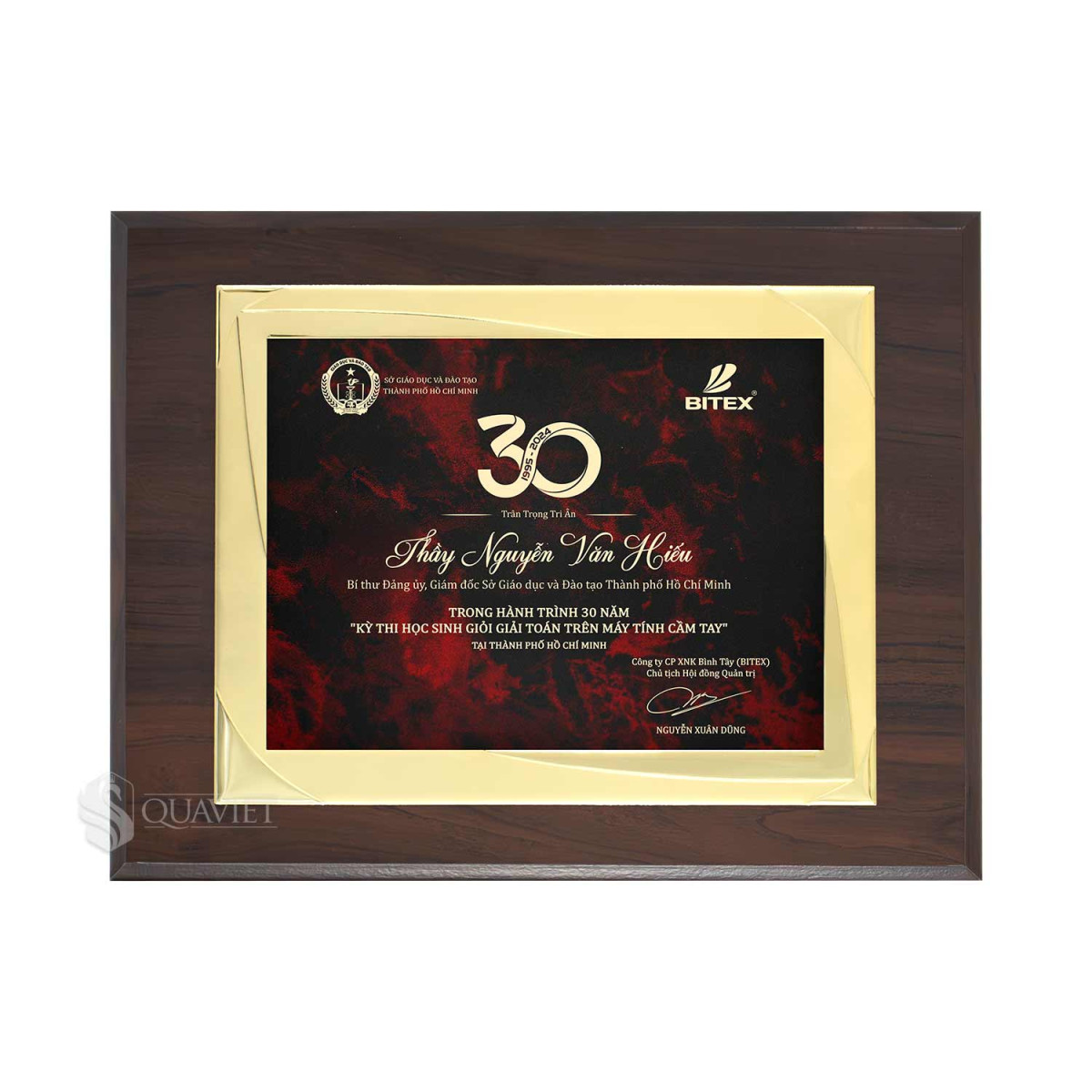 Bảng vinh danh kỳ thi học sinh giỏi
