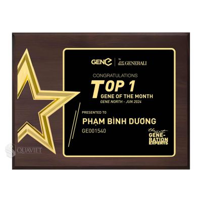 Bảng vinh danh Top 1