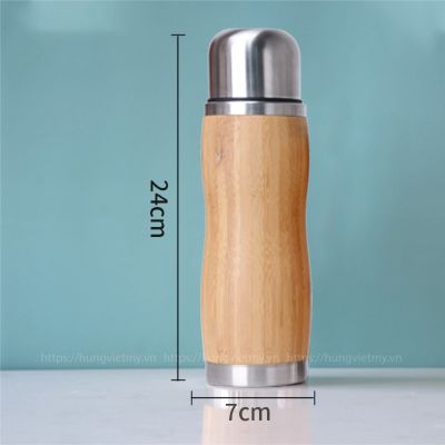 Bình giữ nhiệt vỏ tre – BGM 005