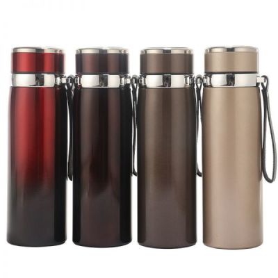 Bình giữ nhiệt quai xách da – BGN 017