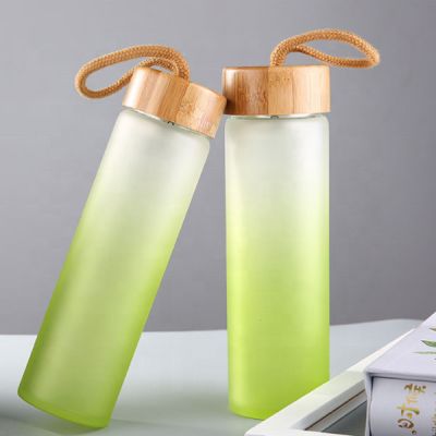 Bình thuỷ tinh nắp tre - BT 06