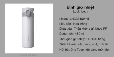 Ly Giữ Nhiệt Lock&Lock LHC3240