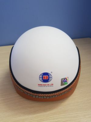Nón Bảo Hiểm ½ Đầu Bọc Da Có Kiếng – NBH 011