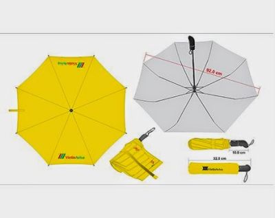 DCM 025 - Dù Gấp 3 tự động 2 chiều khung sắt
