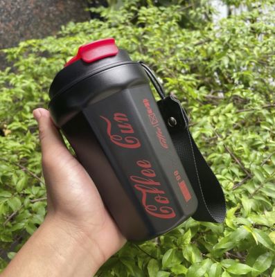 Ly giữ nhiệt coffe quai xách vải – LGN 019
