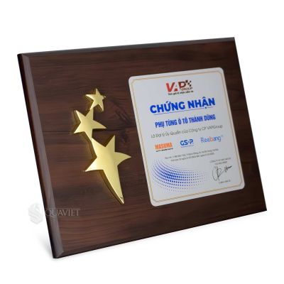 Bảng vinh danh đại lý phụ tùng ô tô